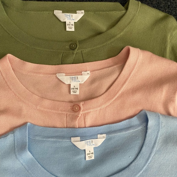 colored cardigans - Picture 1 of 2